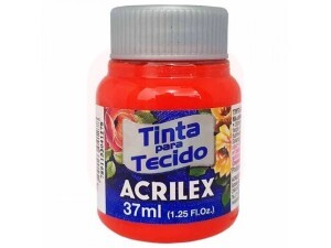 Tinta de Tecido 37ml Vermelho Vivo 541 - Acrilex