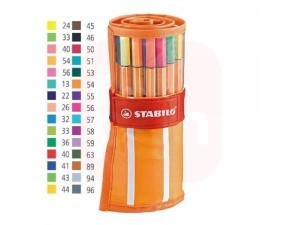 Caneta Stabilo Point 88 - Kit 30 Cores