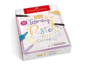 Kit Lettering Pastel na Caixa - Faber-Castell