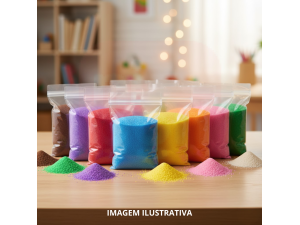 Areia Colorida 1kg – Cores Variadas