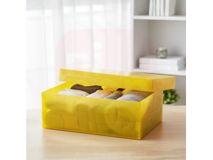 Caixa Organizadora Mini/Sapato Amarela